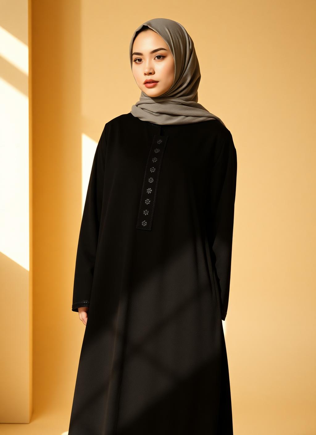 عباية كلاسيك سودة